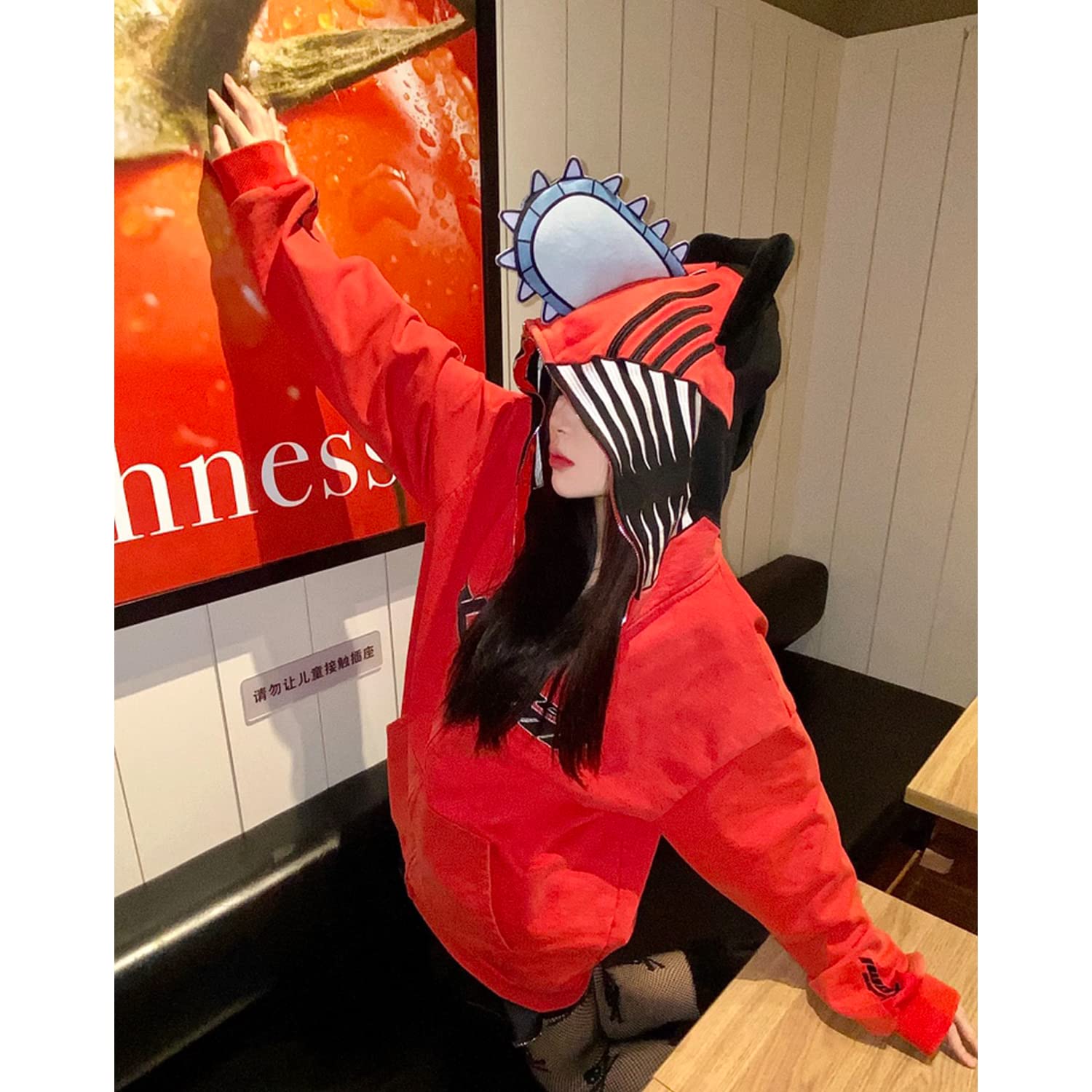 Amazon | レディース メンズ パーカー チェンソーマン周辺 デンジ