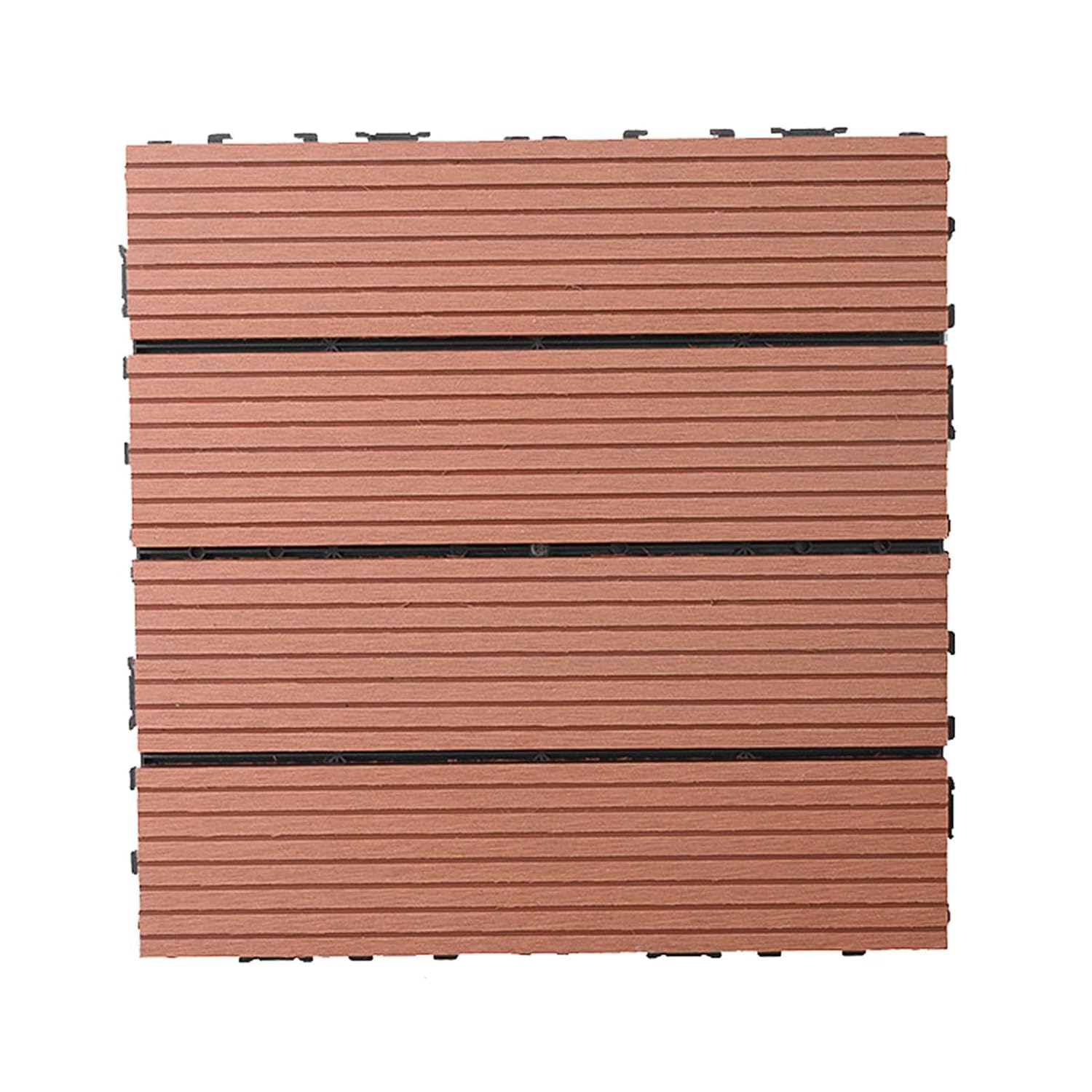 Baldosas entrelazadas de plástico y Madera