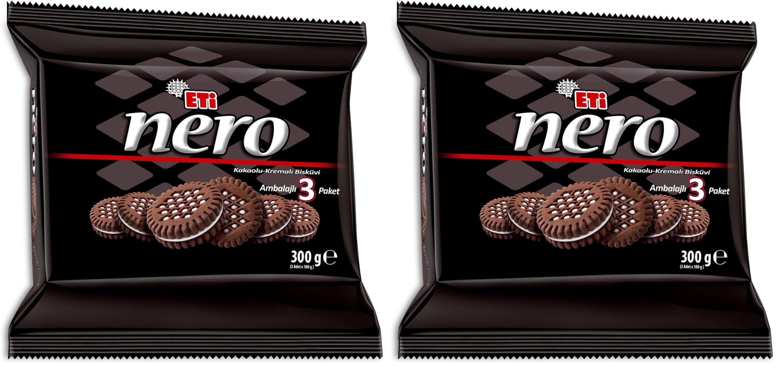 Eti Nero Bisküvi 100 g x 3 Adet 2li paket