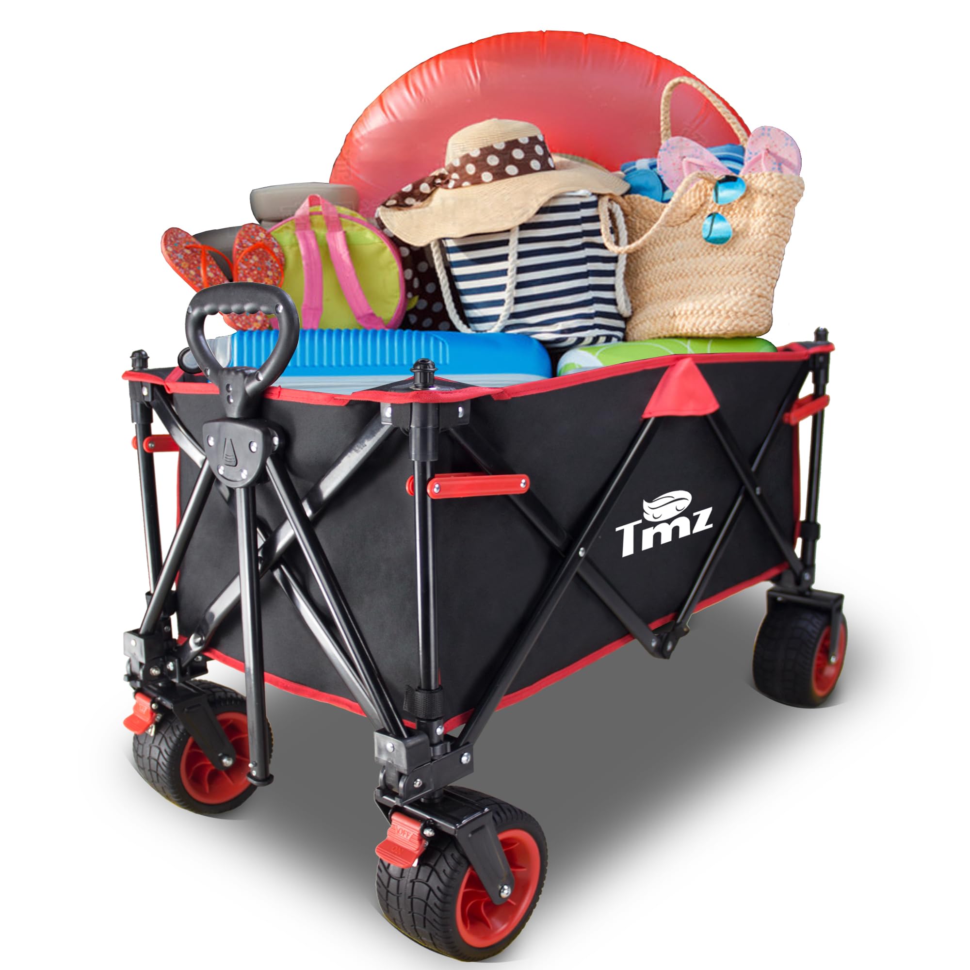 Amazon.co.jp: TMZ キャリーワゴン自立収納 コンパクト 耐荷重120kg 
