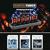 Glow Nixie Tube Clock Multifunction Electronic Digital Desktop Digit Table Clock IPS Display Picture Modern Nixie Clock