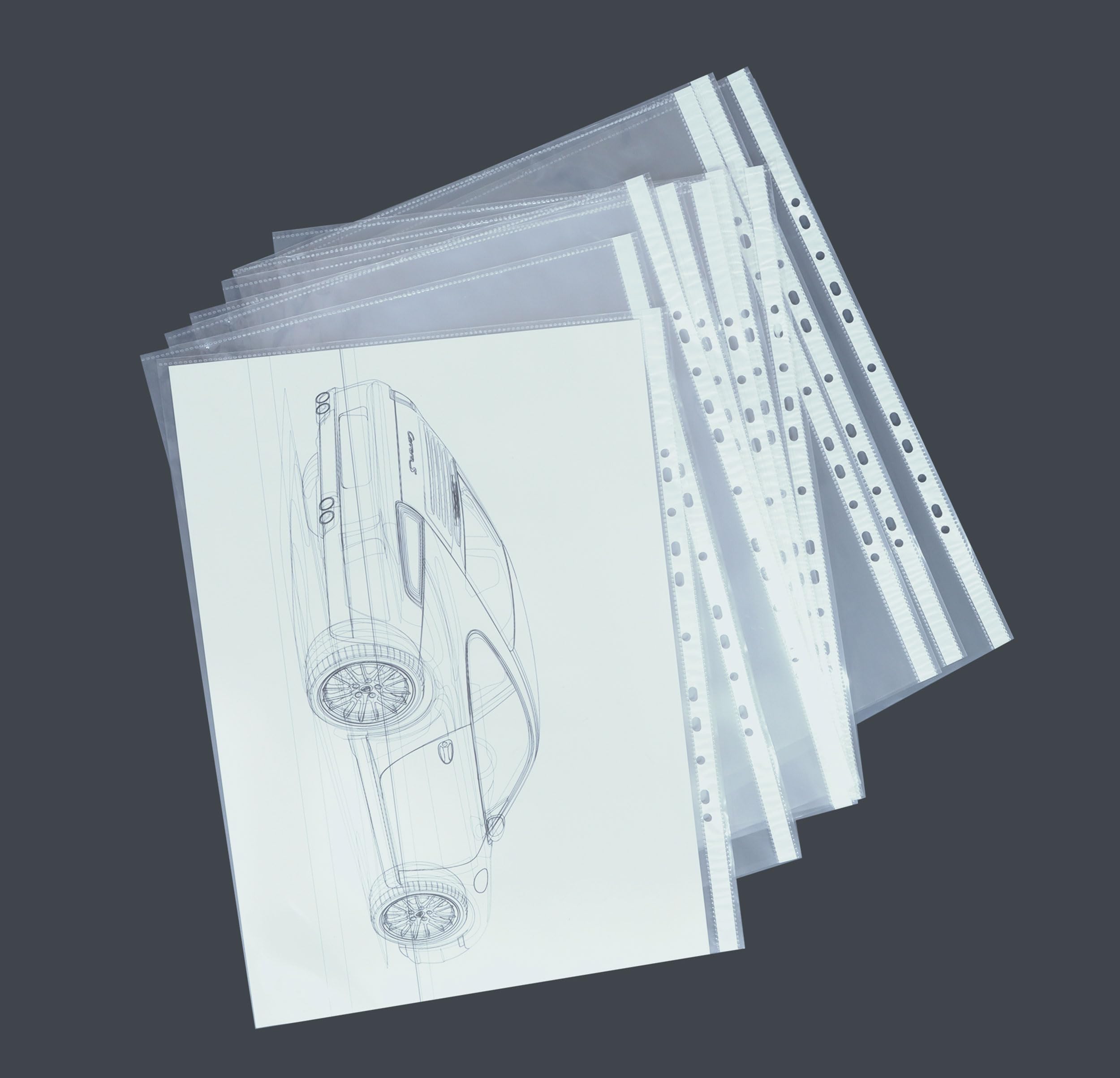 Isomars Transparent Document Sleeves Set of 12 - A2 Size 1