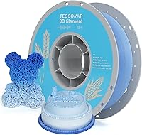 Vista 17 de Filamento Matte Rainbow PLA para Impresora 3D, 10 Carretes, Carrete de 1KG (2.2lbs) 1.75mm, Filamento Gradiente Multicolor a Granel para la mayoría