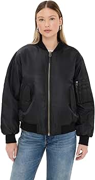 【関税込み】ANINE BING カーキ Leon ボンバージャケット Women's Leon bomber jacket | ANINE BING | 24S
