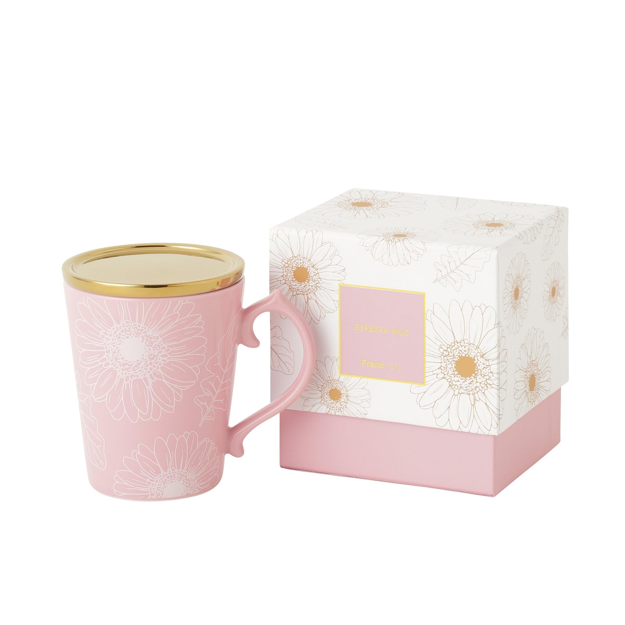 Amazon.co.jp: Francfranc フランフラン ガーベラ マグ ピンク