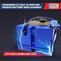Vista 2 de Batería de repuesto de 12V para Peg Perego, juguetes de montar de John Deere