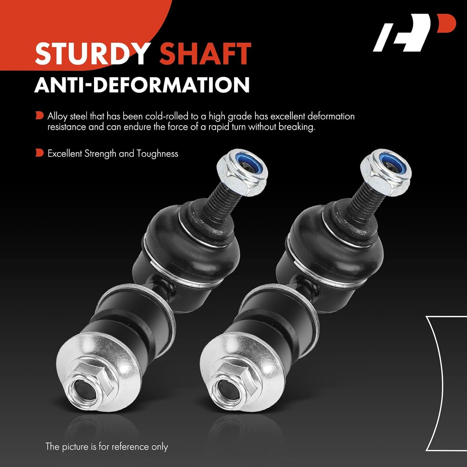 A-Premium Front or Rear Sway Bar Links Stabilizer Bar Link, Compatible with Mitsubishi Eclipse 91-94, 3000GT 91-99, Dodge Stealth 91-96, Suzuki Swift 90-01, Aerio 02-03, Esteem 98-02