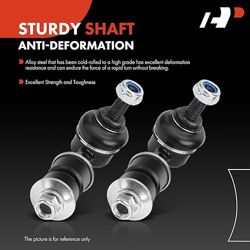 Miniatura 4 de A-Premium Enlaces de barra estabilizadora delantera o trasera, compatible con Mitsubishi Eclipse 91-94, 3000GT 91-99, Dodge Stealth 91-96, Suzuki