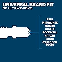 Vista 12 de Bosch T5002 Juego de hojas de 10 piezas surtidas tipo T-Shank