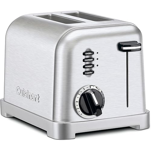 Cuisinart CPT-160 Metal Classic 2-Slice Toaster, Brushed Stainless