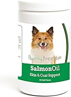 Vista 133 de Healthy Breeds Golden Retriever - Aceite de salmón masticable suave, 90