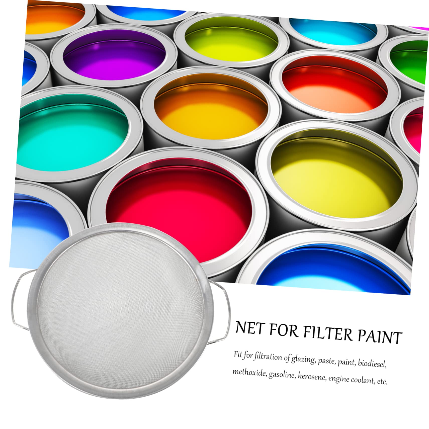 Filtro per Filtrare Resistente in Acciaio Inossidabile per Vernice Maglia Fine Riutilizzabile Impurità in Vernice Refrigerante