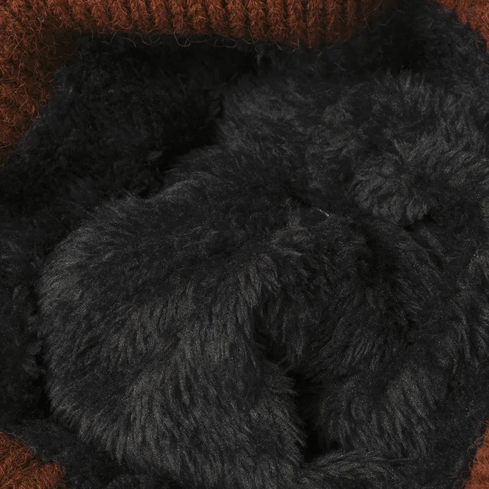 Casquettes Bonnets Chapeaux Bonnet Tricoté Bonnet Chapeau Bonnet Tricoté Chaud d'hiver pour Femme, Bonnet À Pompon, Chapeau À Boule, Bonnet À La Mode, Bonnet À Pull