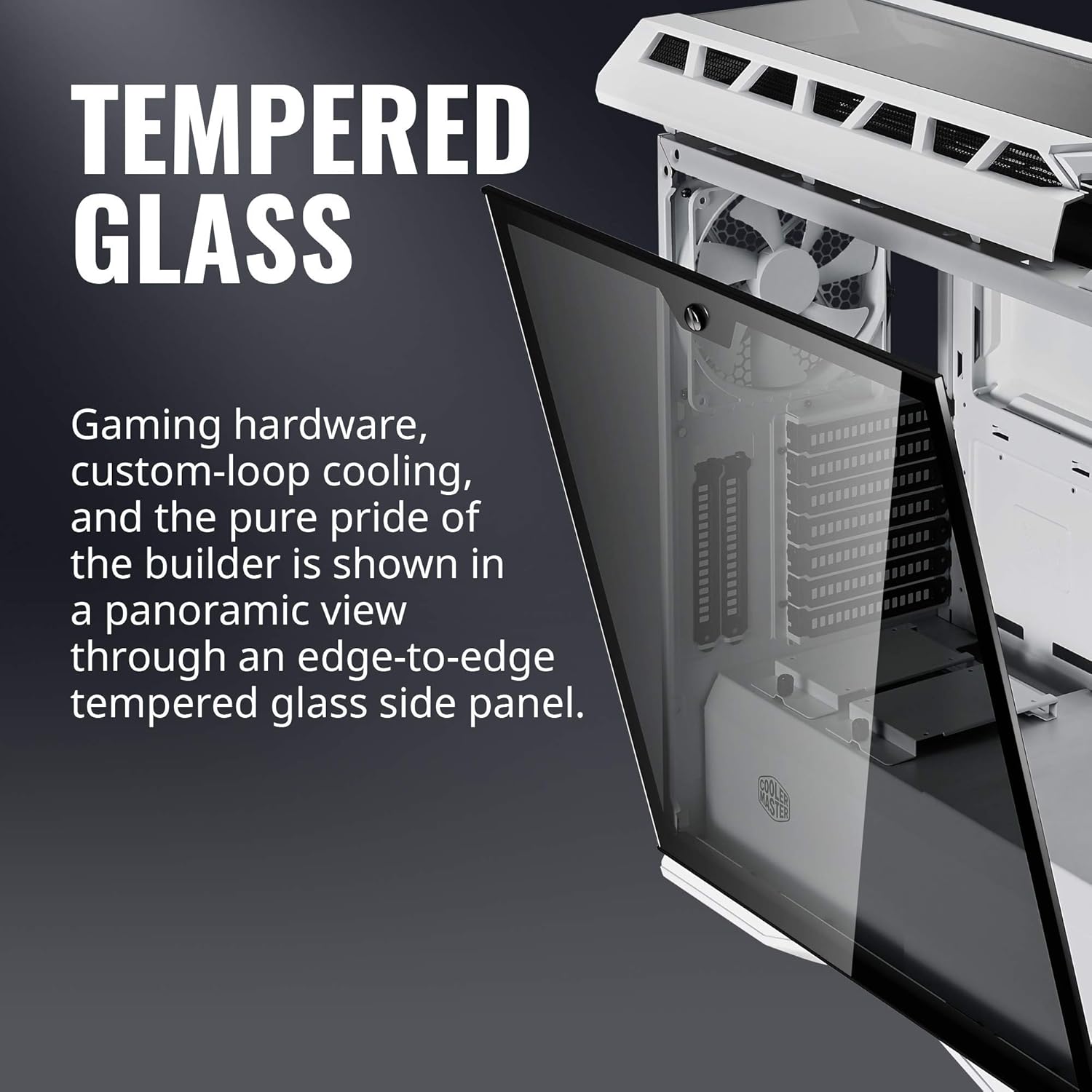 Limited Stock Cooler Master MCM-H500P-WGNN-S00 MasterCase Mesh White ATX Mid-Tower w/ Front Mesh Ventilation, 2x 200mm RGB Fans, Tempered Glass Side Panel And 2x Vertical GPU Card PCI Slots Get Discount 70% Price Cooler Master MCM-H500P-WGNN-S00 MasterCase Mesh White ATX Mid-Tower w/ Front Mesh Ventilation, 2x 200mm RGB Fans, Tempered Glass Side Panel And 2x Vertical GPU Card PCI Slots