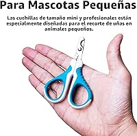 Vista 5 de Gonicc - Cortauñas y recortadora profesional para mascotas, ideal para gatos, perros pequeños y cualquier mascota pequeña. Tijeras afiladas