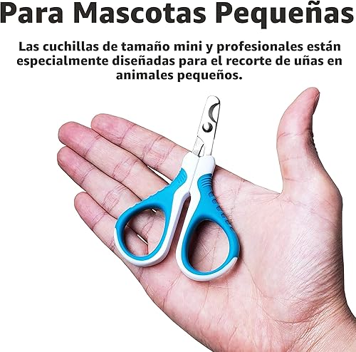 Miniatura 5 de Gonicc - Cortauñas y recortadora profesional para mascotas, ideal para gatos, perros pequeños y cualquier mascota pequeña. Tijeras afiladas