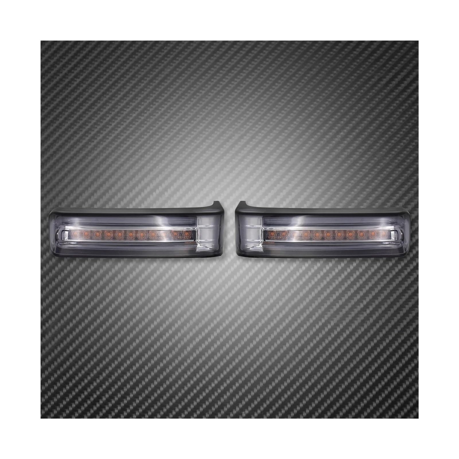 Intermitentes para Harley para Touring Road Street Electra Glide Ultra Limited FLH Alforjas LED para Motocicletas Luz Freno En Funcionamiento Y Luz Señal Giro Lámpara señal(Black+Smoked)