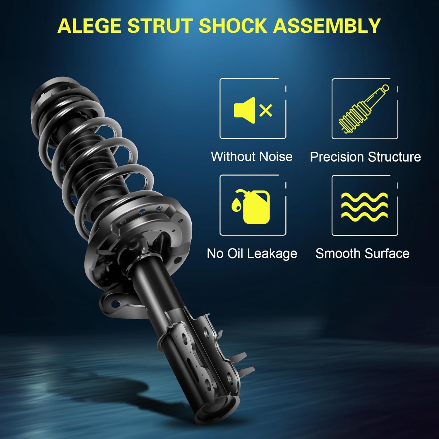 Front Left and Right Struts Assembly Shock Absorber with Coil Spring for Buick Encore 2013-2019 (AWD Only) for Chevrolet Trax 2013-2019 (AWD Only),272935 272934