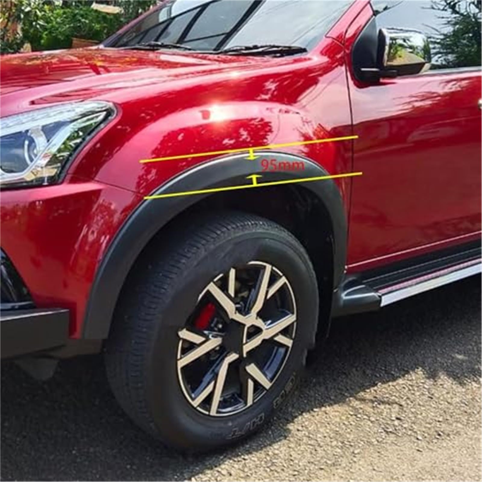 Dla Isuzu, Mu-x 2017 2018 2019 2020 6 sztuk/zestaw nadkola