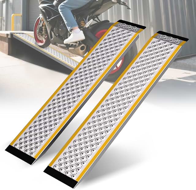 Aluminum Shed Ramp 2 Pack