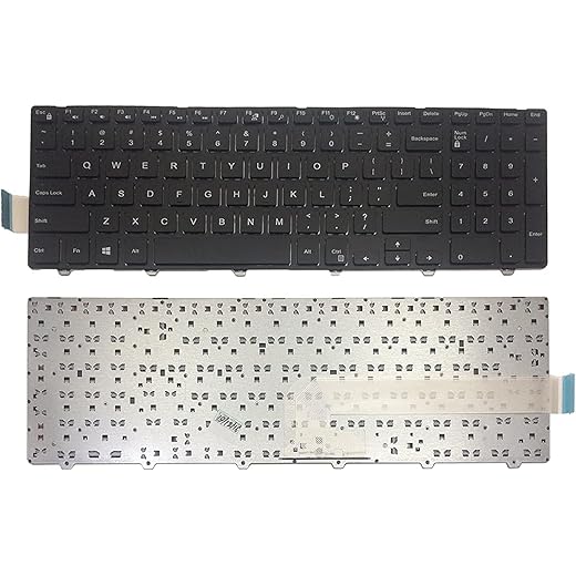 Laptop Keyboard Wired Black