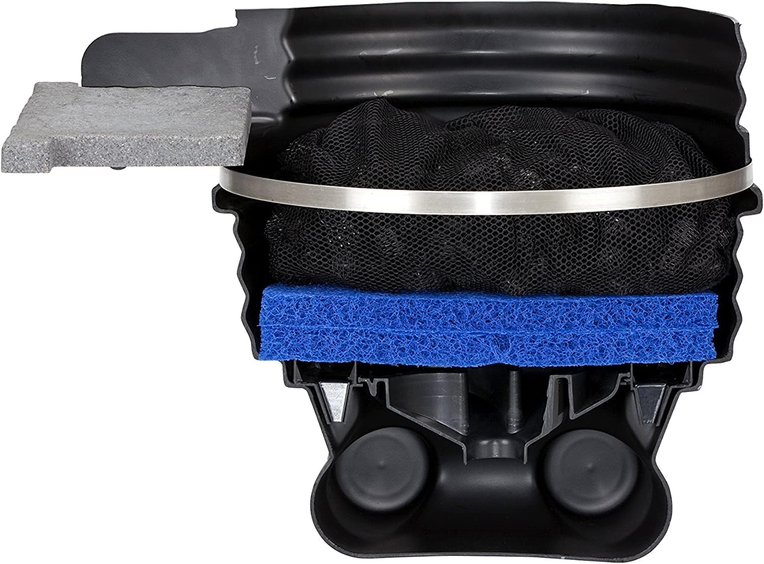 Little Giant WF10 Biological Waterfall Filter for Garden and Koi Ponds Up to 10,000 Gallons, Black, 571011