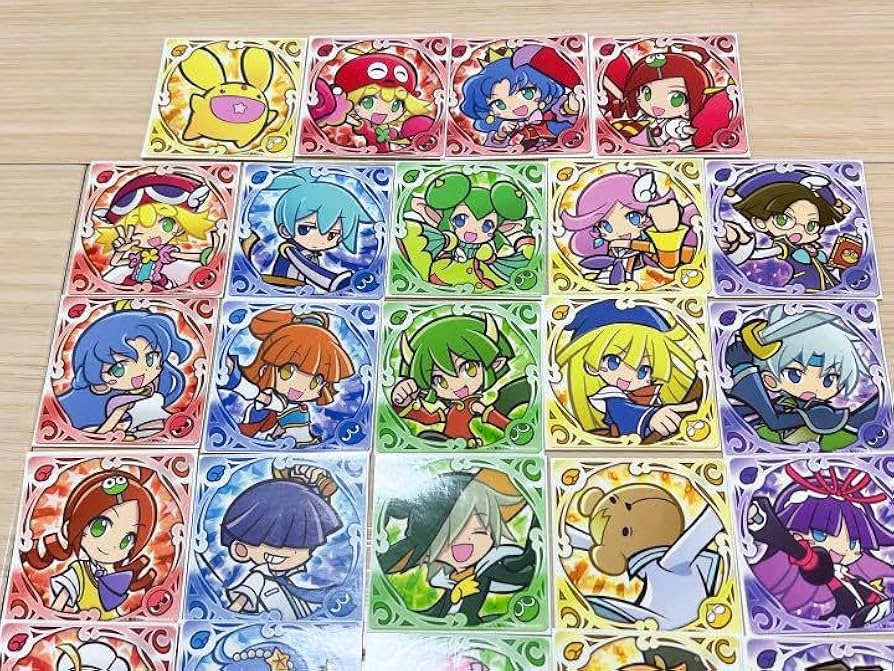 ぷよぷよ ぷよクエ 缶バッジ ステッカー