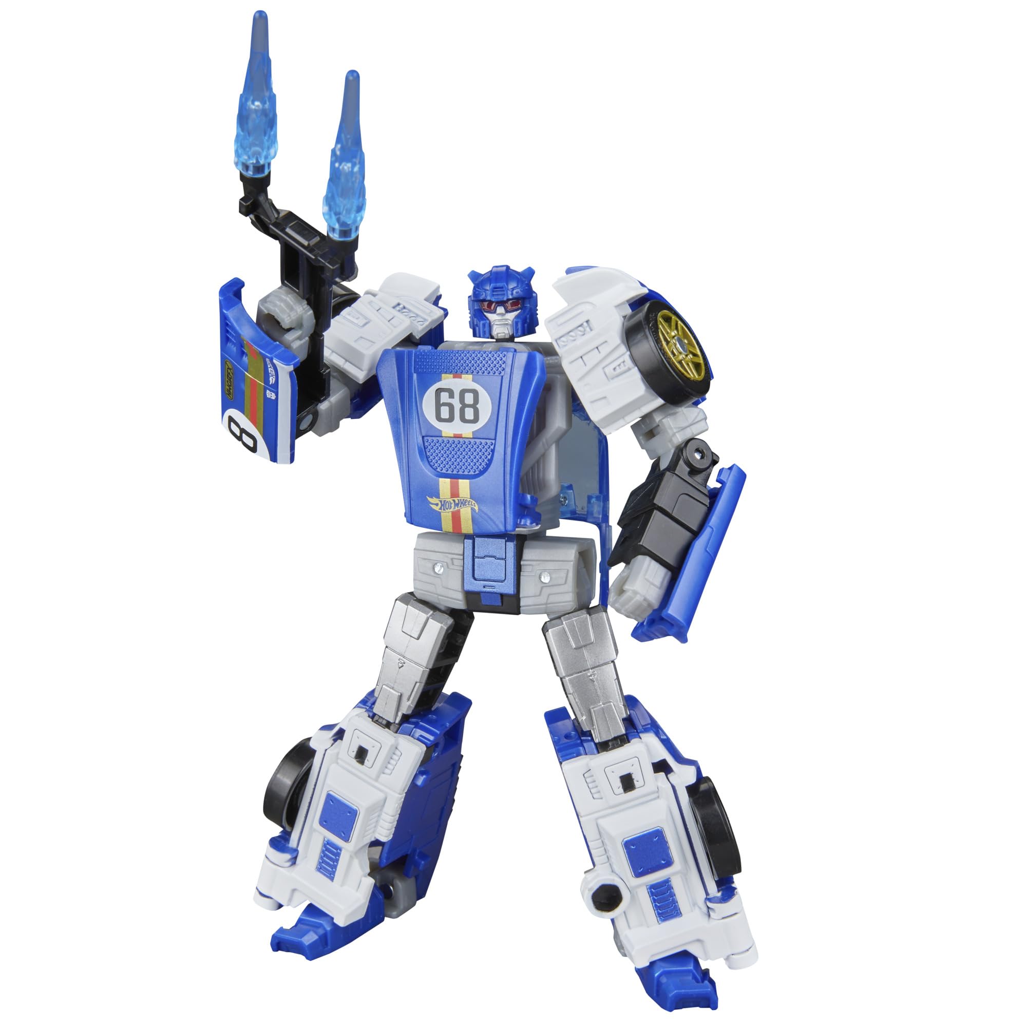 Transformers Collaborative Hot Wheels® / Transformers El Segundo Coupé, 12,5-centymetrowa figurka robota klasy Deluxe, przekształca się w wyścigówkę, wiek: od 8 lat