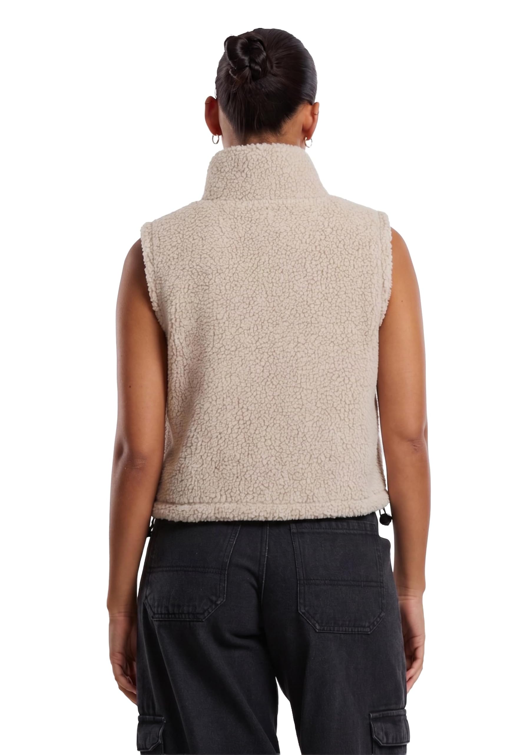 Urban Classics Ladies Short Sherpa Vest
