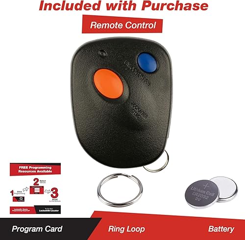 Miniatura 2 de KeylessOption Reemplazo de llavero de coche con control remoto de entrada sin llave para A269ZUA111