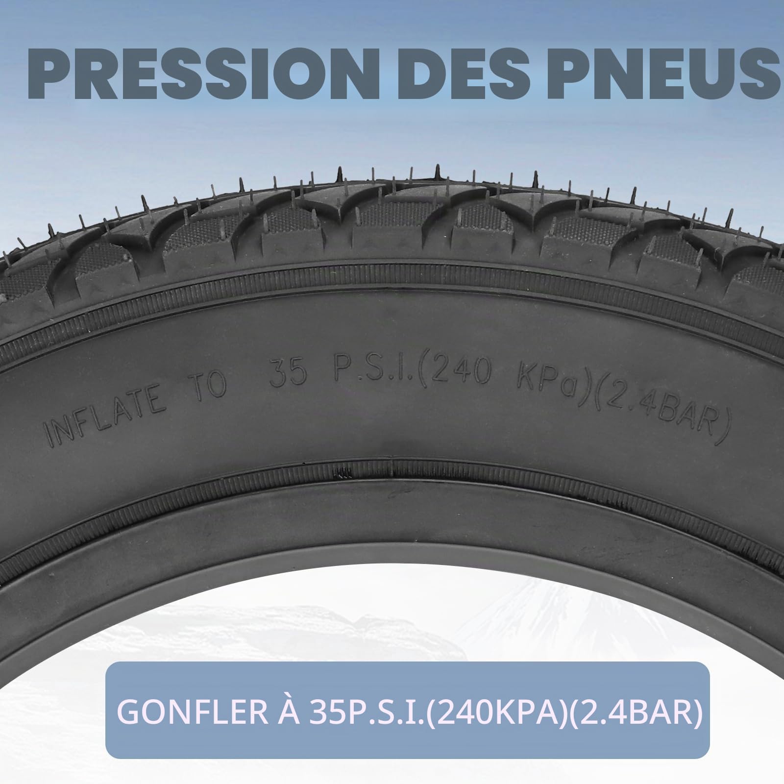 Pneu ZUKKA 16x3,0 pour vélo électrique et Fat Bike, 16 Pouces, 80-305, pour vélo électrique, Scooter électrique