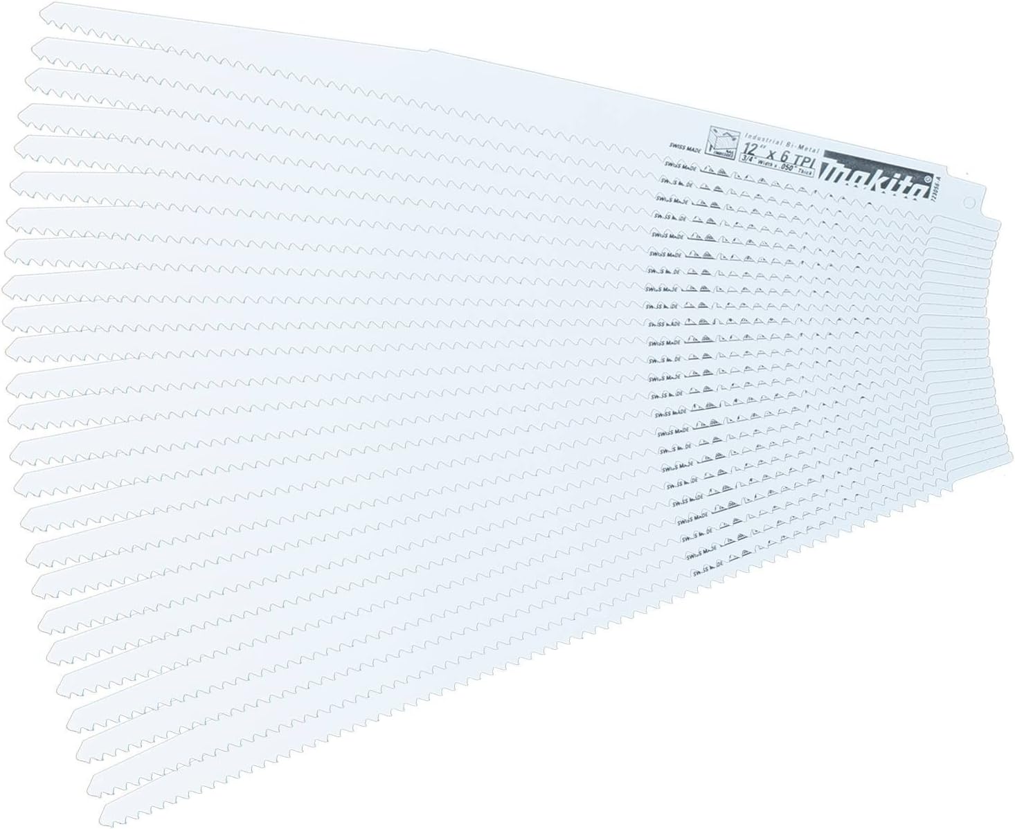 Makita 723056-A-5 12-Inch 6-TPI Wood Cutting Reciprocating Saw Blade