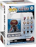 Vista 3 de Funko Pop Marvel: Captain America: Civil War Build A Scene - Figura de Falcon 10 de 12 - Exclusivo de Yaxa - Figura de vinilo coleccionable - Idea