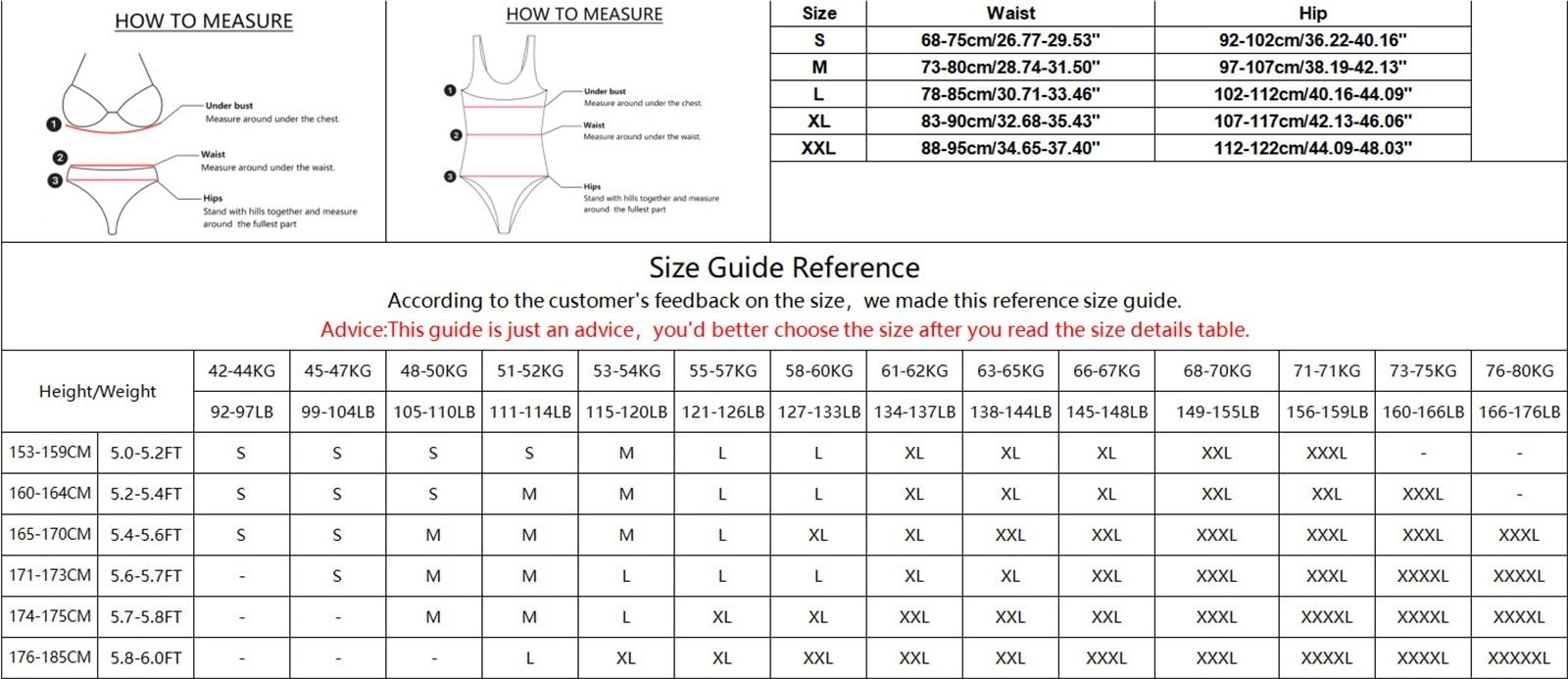 2 Pezzi da Donna Bikini Slip Costume Bagno for L'Estate Tinta Unita a Vita Media Pantaloncini per Spiaggia e Piscina