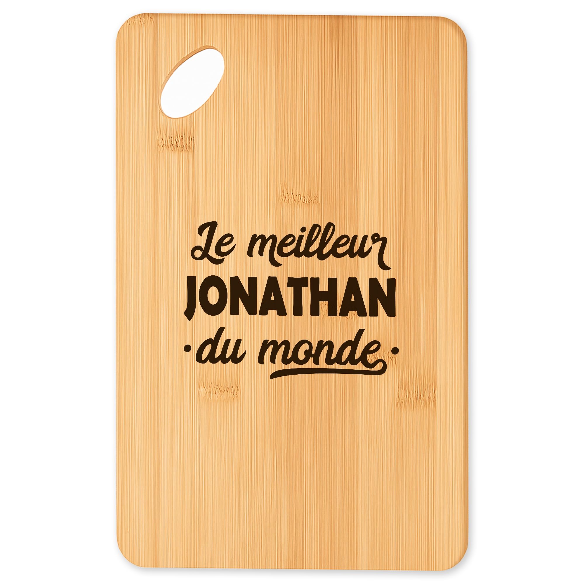 Cadeau original cuisine : planche Super Jonathan 2 plateau apéro bambou