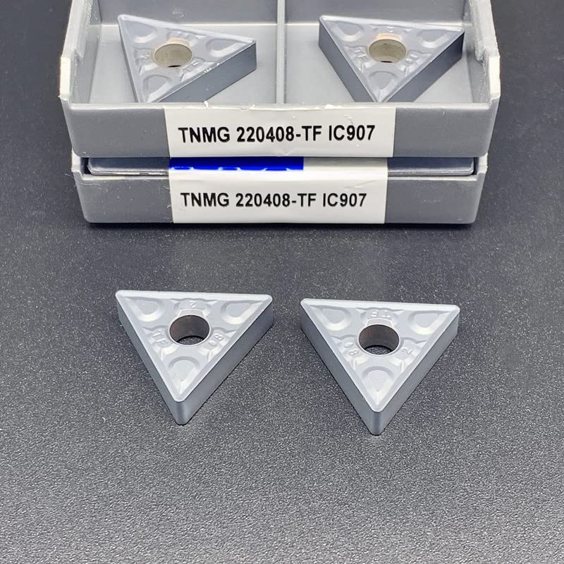 Juego de 10 insertos de carburo para torno CNC miniatura 6