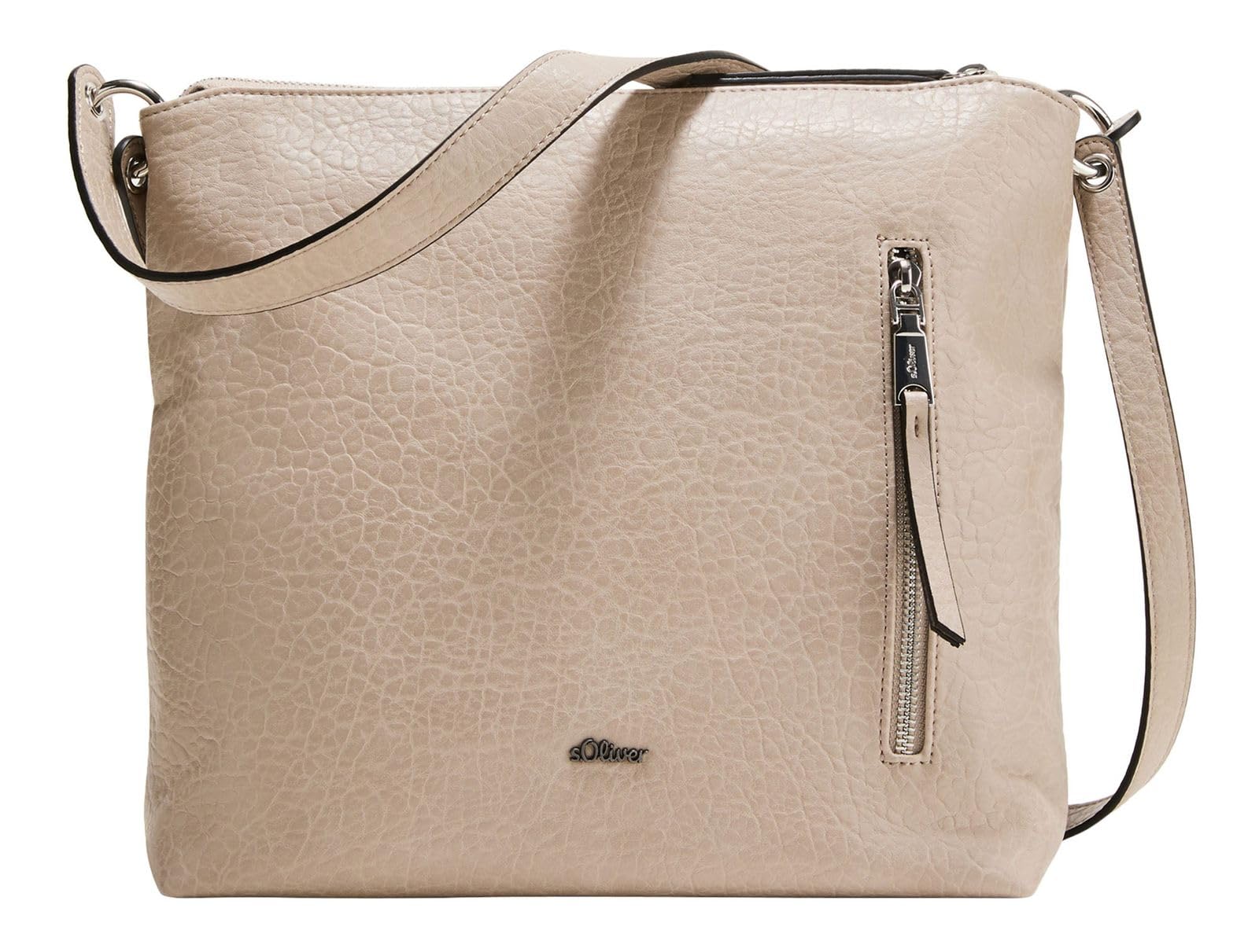 Sac à main s.Oliver marron chic à double anse et finitions dorées - 2