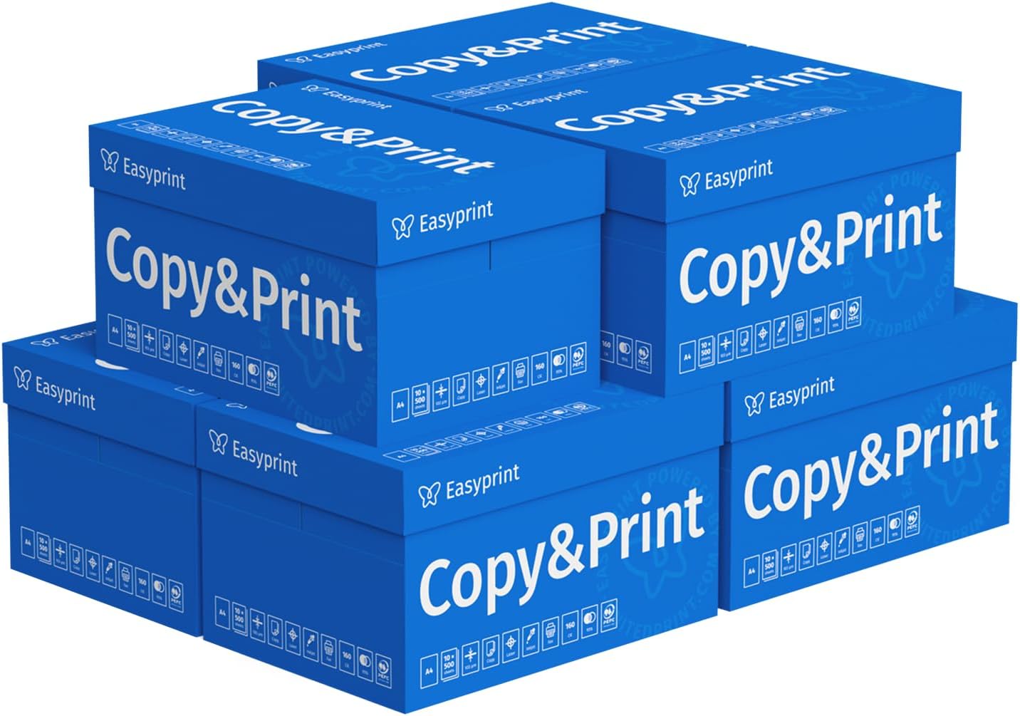 Papel de impresora | EASYPRINT 1 x 500 hojas de certificado ambiental PEFC, A4, blanco