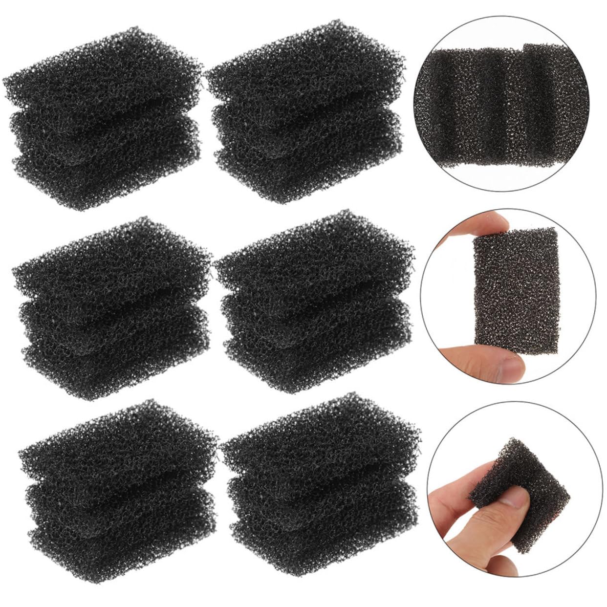 Healvian 128 Stück Teiliges Spezialeffekt Make Up Schwämme für Wunden und Halloween Wiederverwendbare Make Up Schwämme für Realistische Effekte und Zombie Kostüme