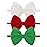 YanJie HAIRBAND for Baby Girls - Christmas Handmade Hair Bows Hairbands Hair Accessories - One Size - 3 Pieces - Nylon - Polyester - Soft Elastic - Red - For Newborn Infant Toddlers Kids
