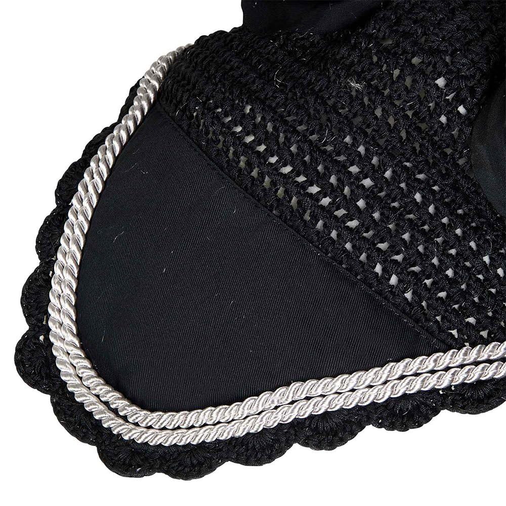 CUFFIETTA COTONE CROCHET PER SOTTOSELLA SS00207 ORECCHIE FODERATE NEOPRENE TG. FULL (NERO)