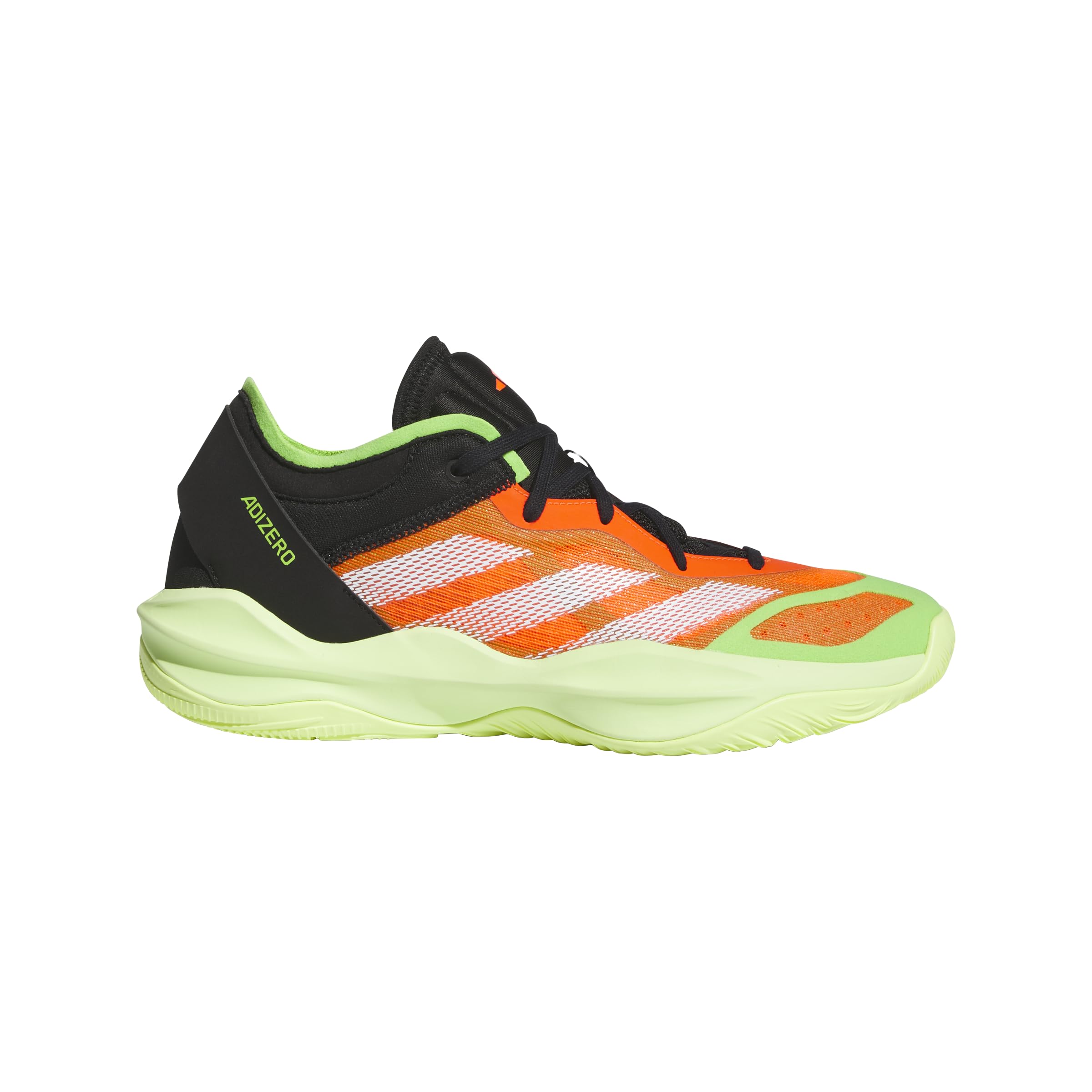 adidas Originals Unisex Adizero Select 2.0 Sneaker, Solar Red/Black/Lucid Lime, 6.5 US Men