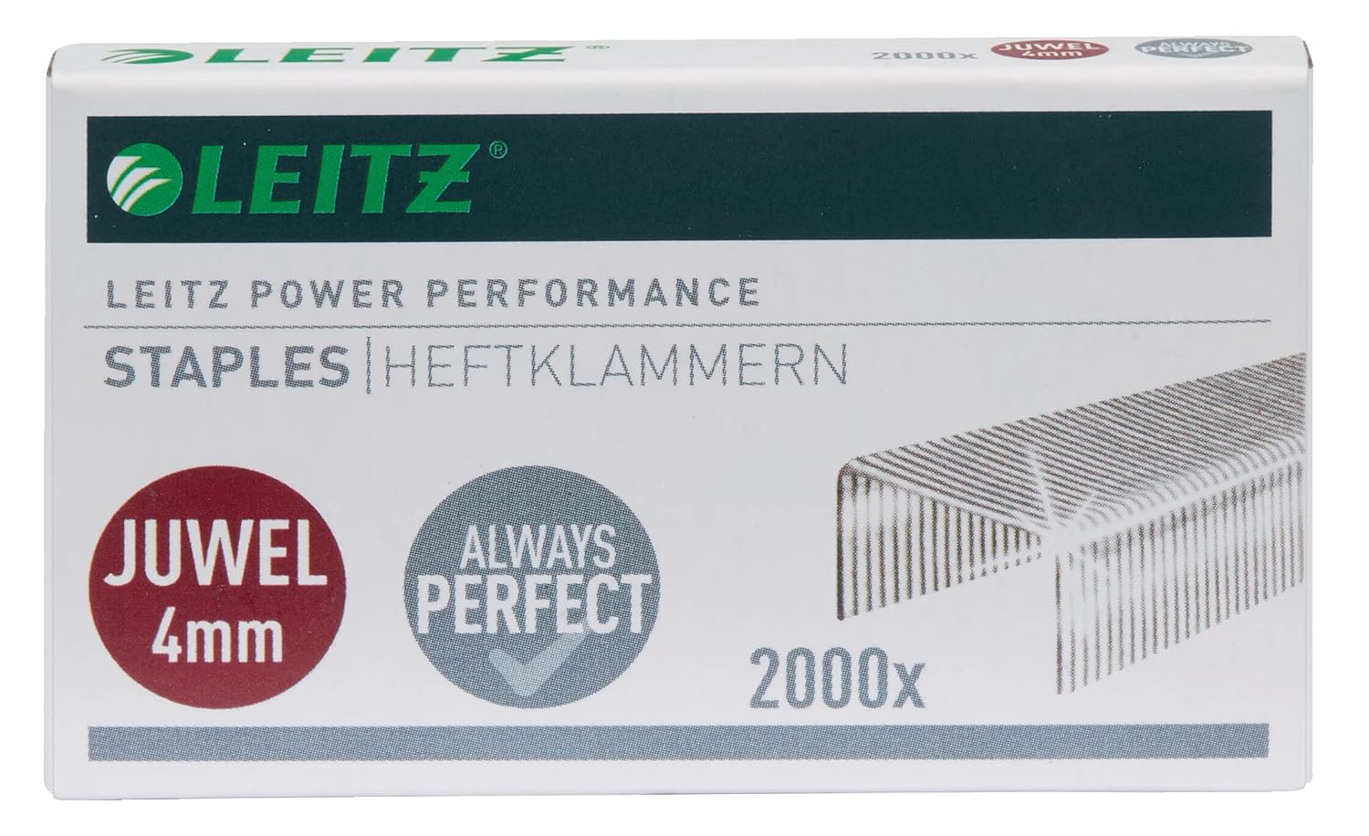 Leitz Heftklammer Juwel 4 Mm/5640-00-00 Inh. 2000