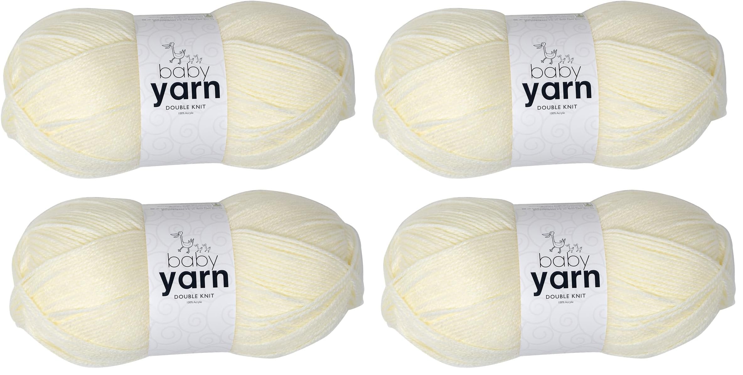 KORBOND DK Black Yarn - 100g Acrylic Wool - Lightweight, Hypoallergenic & Durable Double Knit Crochet Yarn Knitting Wool (290m Total) — view 14