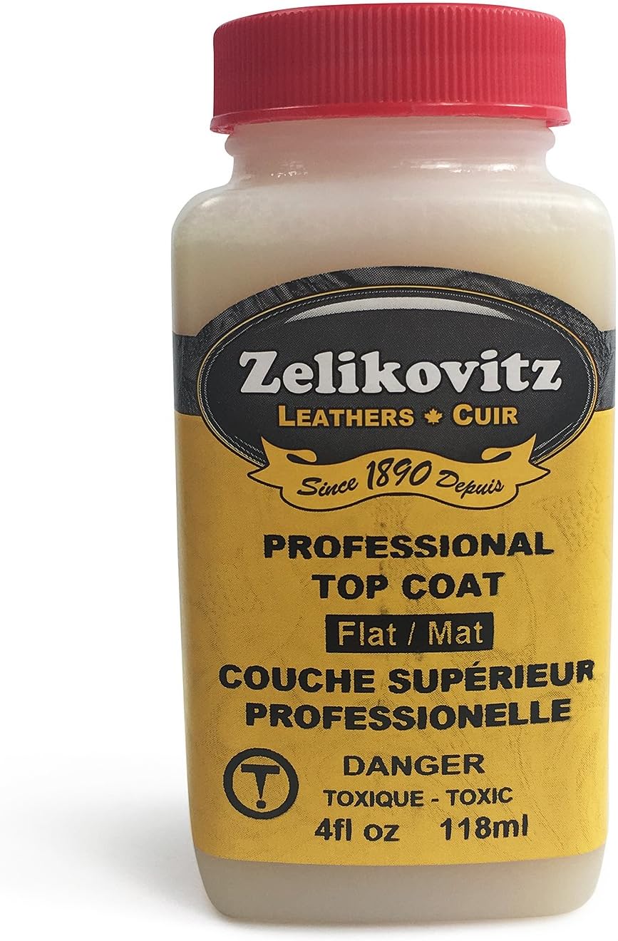 Zeli Professional Leathercraft Topcoat - Flat Finish 4 oz