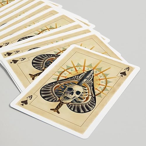 Miniatura 5 de Lantern Press As de espadas, cartas de juego (52 cartas, baraja de cartas de tamaño póquer con comodines)