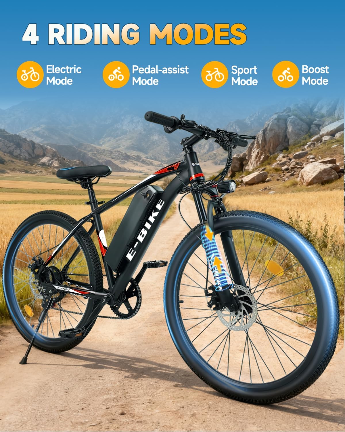 APYEAR Electric Bike for Adults, Ebike, Electric Bicycle with 576WH Removable Battery,14"/26" Folding Ebike, 20MPH,20+ Miles,500W/750W High Motor,Multi-Shock Absorption,Commuting Mini E Bikes