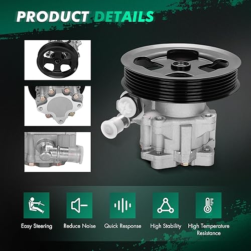 Miniatura 146 de SCITOO Bomba de dirección asistida compatible para 2005 para Saab 9-2X 2.0L, 2006 para Saab 9-2X 2.5L, 2004-2005 para Subaru Impreza 2.0L, 21-5396