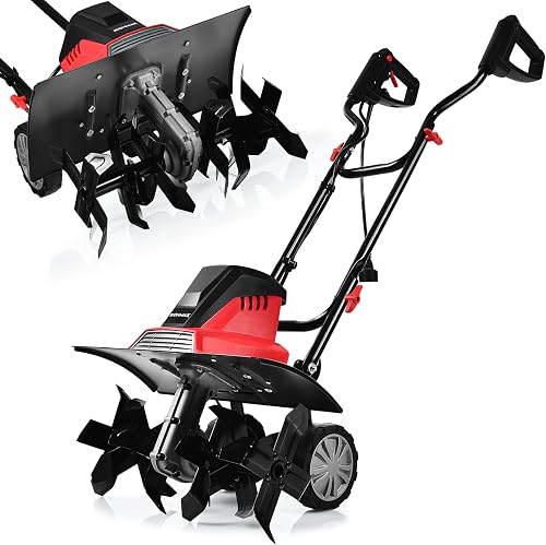 Motobineuse Électrique 1500W Profondeur de Travail 22CM COSTWAY
