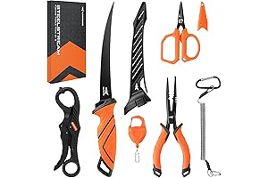 KastKing SteelStream Fishing Accessory Tool Kit - All-In-One Compact Fishing Accessories For Men